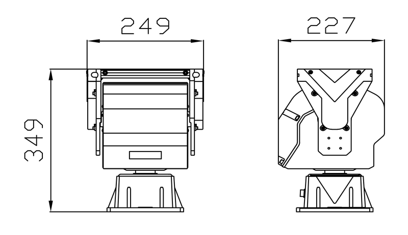 ZN-PT520U Medium Duty Pan Tilt Head with Load Capacity 15kg (33.07lb)