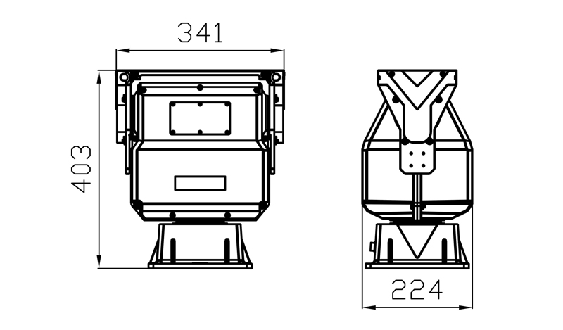 ZN-PT890U Heavy Duty Pan Tilt Head with Load Capacity 80kg (176.37lb)